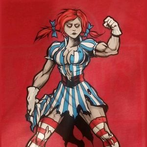 Superfresh Members Only Junk Food Wendy shirt